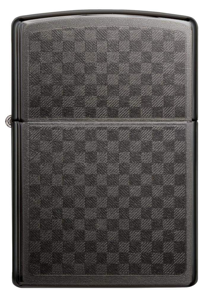 Zippo Iced Carbon Fiber Design Pocket Lighter Zippo